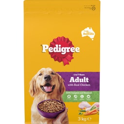 PEDIGREE® Adult Dry Dog Food With Real Chicken 3kg Bag image