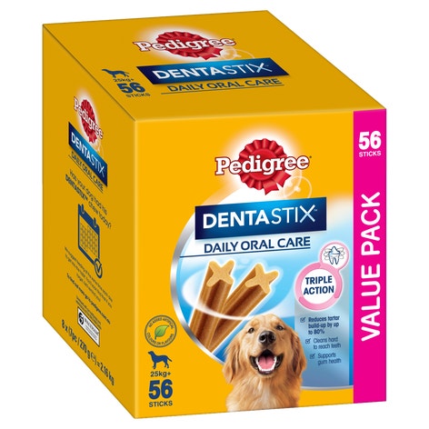 PEDIGREE® DENTASTIX Large Dog Dental Treats 56 Piece Bulk Pack