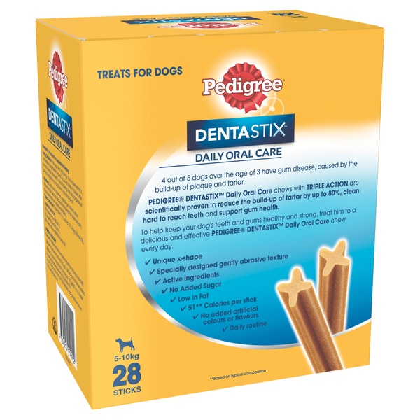 PEDIGREE® DENTASTIX Dog Treats Daily Oral Care Small Dog 28 Sticks