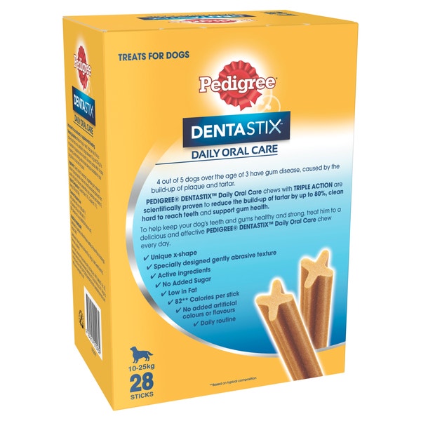 PEDIGREE® DENTASTIX Dog Treats Daily Oral Care Medium Dog 28 Sticks
