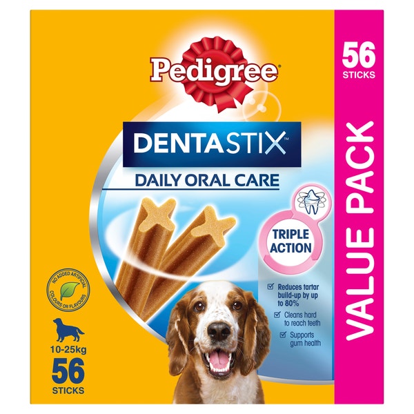 PEDIGREE® DENTASTIX Medium Dog Dental Treats 56 Piece Bulk Pack