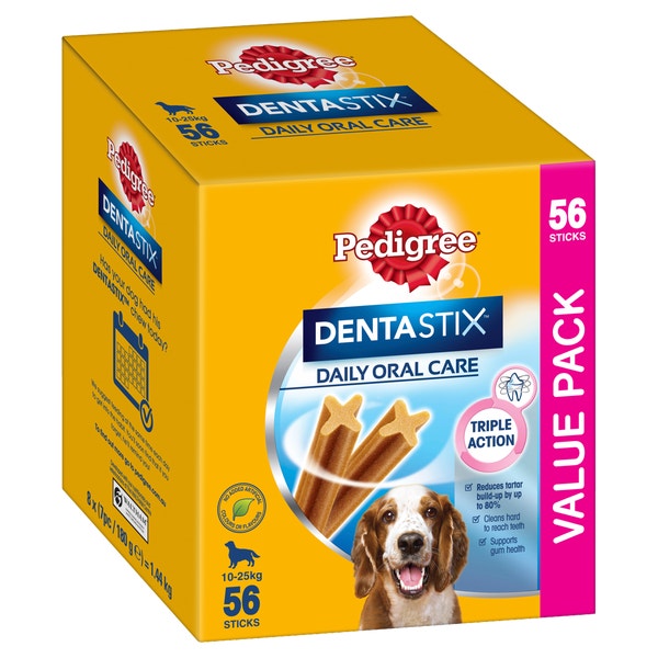 PEDIGREE® DENTASTIX Medium Dog Dental Treats 56 Piece Bulk Pack