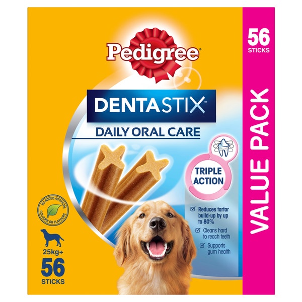 PEDIGREE® DENTASTIX Large Dog Dental Treats 56 Piece Bulk Pack
