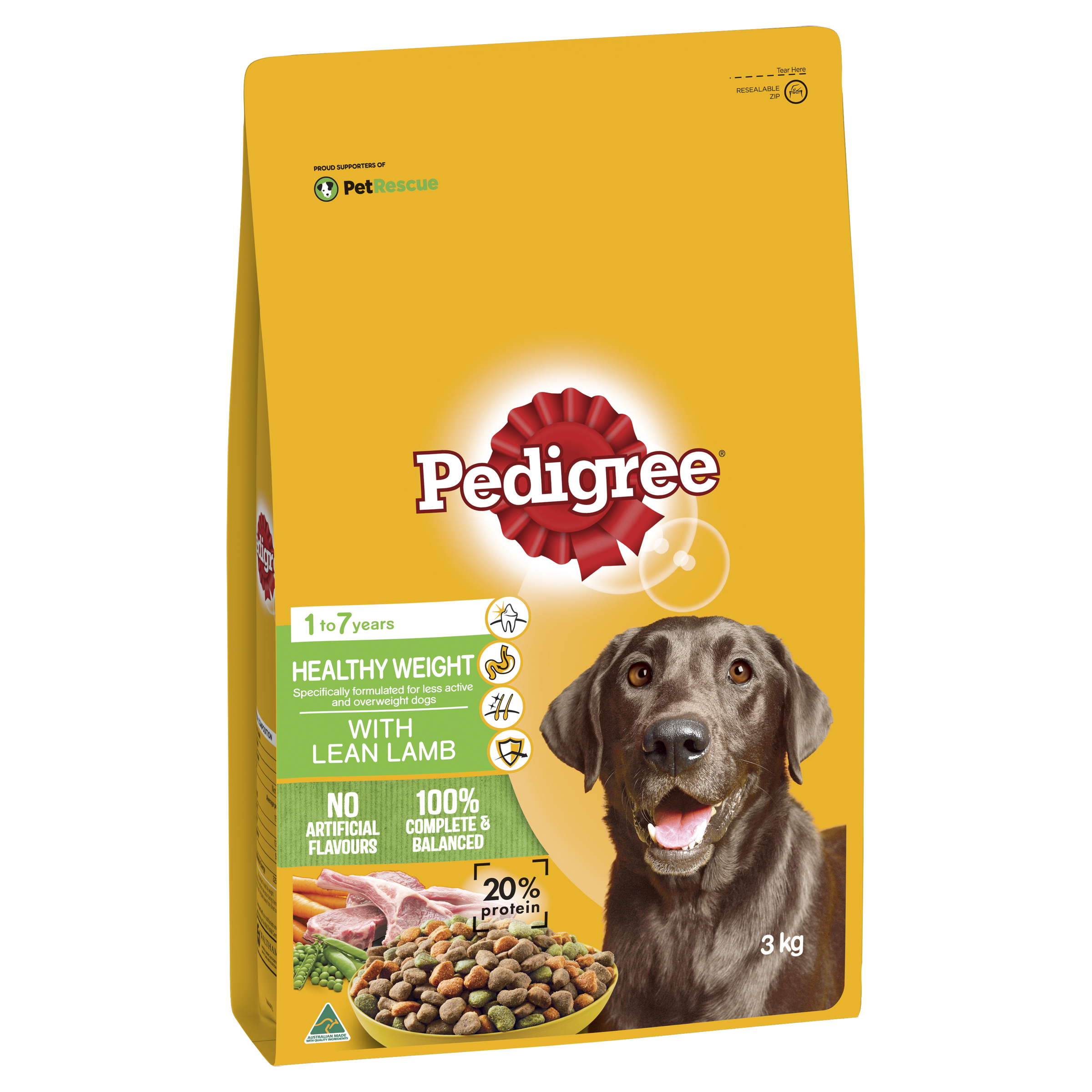 Dog Food Dry Pedigree Vitality+ Roasted Chicken And Vegetable
