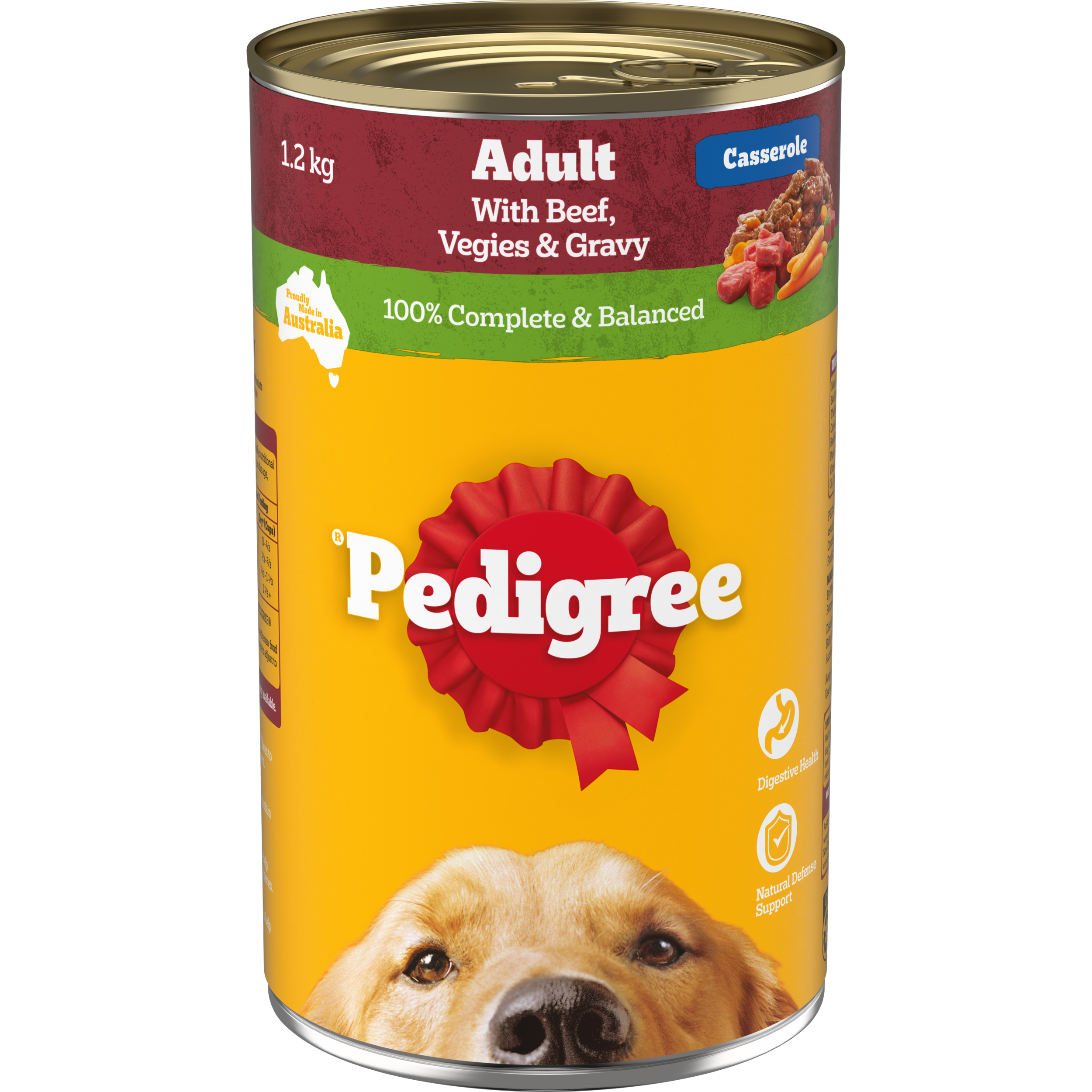 PEDIGREE® Adult Wet Dog Food Beef & Gravy Casserole 1.2kg Can